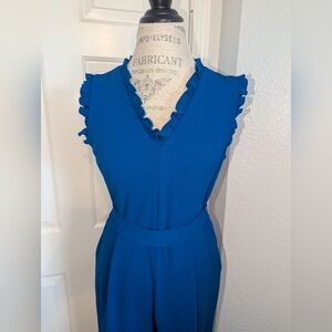 Elegant Blue Women's Jumpsuit NWT CALVIN KLEIN SIZE 8